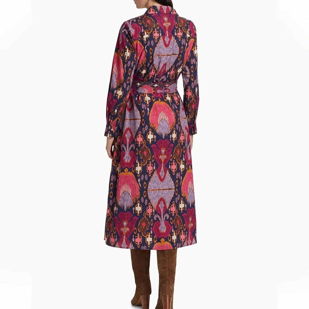 Figue Bassa Printed Midi Shirtdress size small
NWOT - Picture 4 of 16